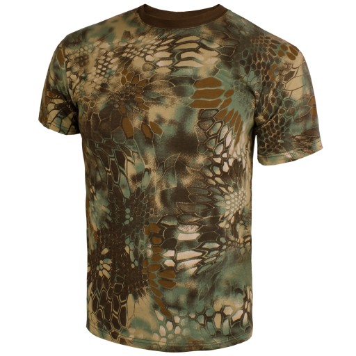 ФУТБОЛКА МУЖСКАЯ ПОД УНИФОРМУ, ХЛОПОК TEXAR CAMOUFLAGE GREEN SNAKE L