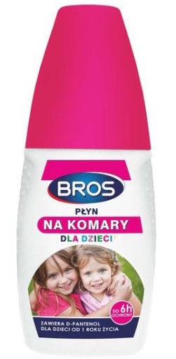 BROS PŁYN NA KOMARY DLA DZIECI OD 1ROKU ŻYCIA 50ml