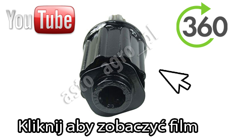 Sprzęgło przeciążeniowe wału wałka WOM 1600 Nm adapter SPA-1600