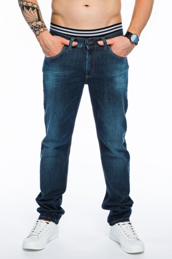 SPODNIE MĘSKIE VANKEL JEANS - 638 - 86CM L32