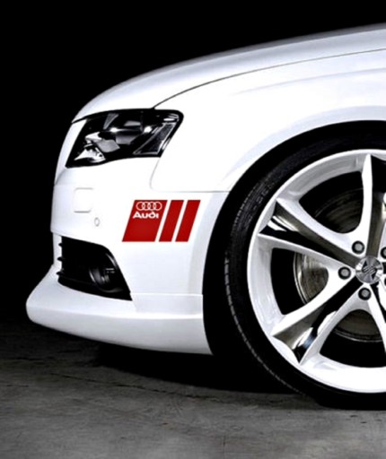 НАКЛЕЙКИ НА БАМПЕР AUDI SPORT S-LINE A3 A4 A6 A8