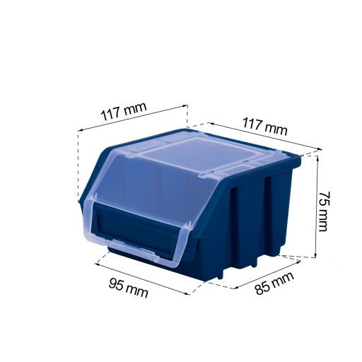 Контейнер-органайзер Ergobox 1+ Синий 117x117x75