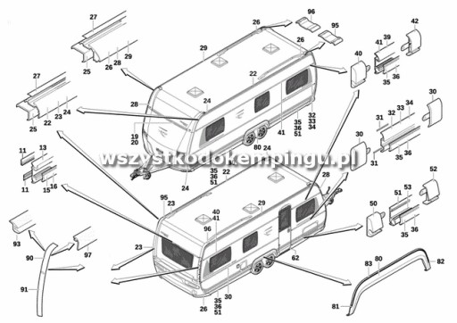 МАЛЕНЬКАЯ РЕШЕТКА ХОЛОДИЛЬНИКА DOMETIC ELEKTROLUX ДЛЯ LS 100