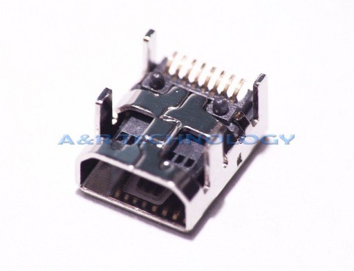 РАЗЪЕМ MINI USB 90 DIP 8P 8PIN ZTE LENOVO HUAWEI
