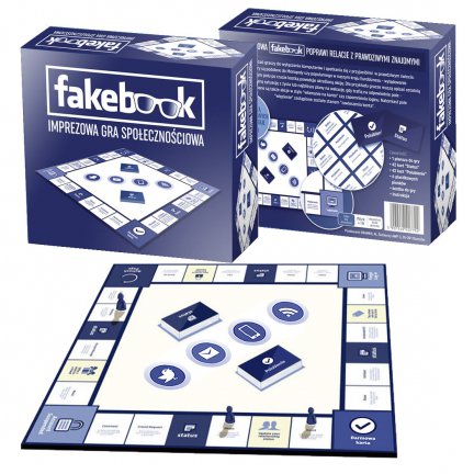 Настольная игра для вечеринки FAKEBOOK в подарок