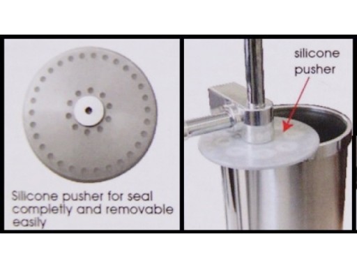 Начинка для колбас 2 кг, силиконовый поршень