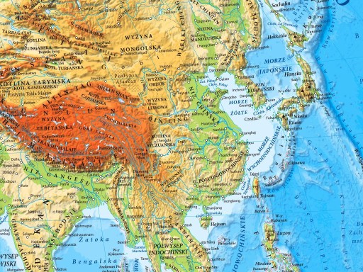 ПОЛИТИЧЕСКАЯ/ФИЗИЧЕСКАЯ НАСТЕННАЯ КАРТА МИРА, ДВУСТОРОННЯЯ 1:35 000 000 ТРУБ ПВХ