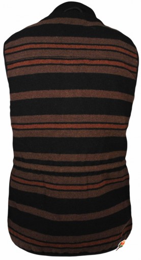 LEE bezrekawnik BLCK brown REVERSIBLE GILET S r36