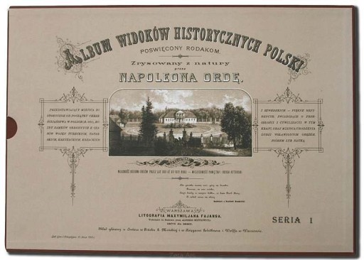 ОРДА Наполеон Альбом исторических видов Польши, серия I, 50 графических произведений