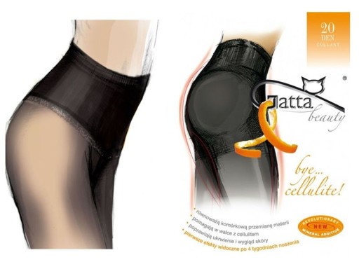 rajstopy Gatta BYE CELLULITE 20den 3-M odc. beż