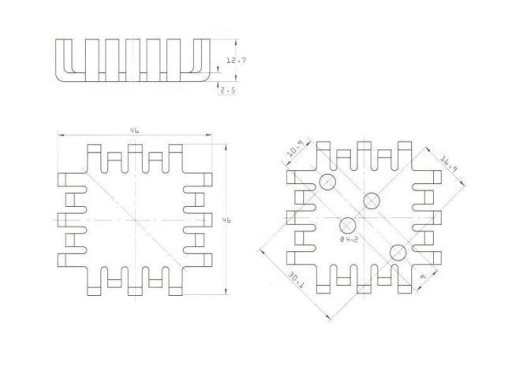 РАДИАТОР FI312/SE ALUTRONIC цена за 2 шт.