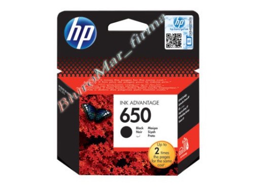 Черные чернила HP HP 650, HP650=CZ101AE, 360 страниц, 6,5 мл