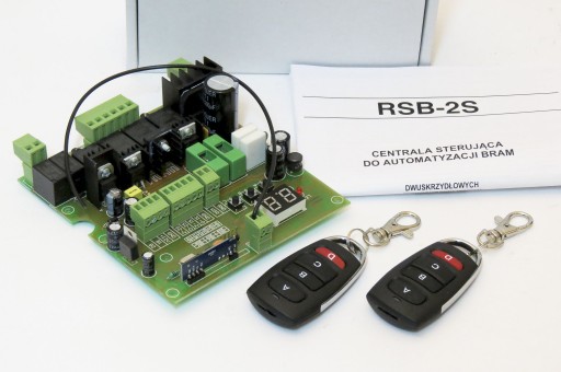 КОНТРОЛЛЕР ДЛЯ РАСПАШНЫХ ВОРОТ RSB-2S ПОЛИРОВКА 12V 24V