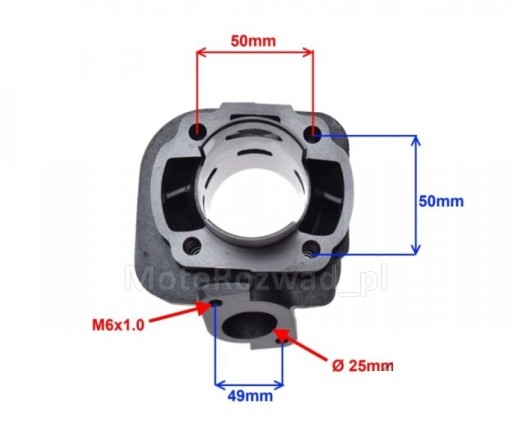 Cylinder 70 WM MOTOR Скутер Yamaha Aprilia MBK HQ