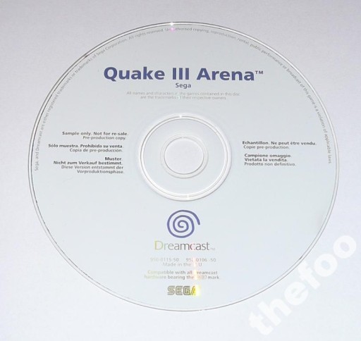 QUAKE 3 / III ARENA jak Nowa na SEGA DREAMCAST