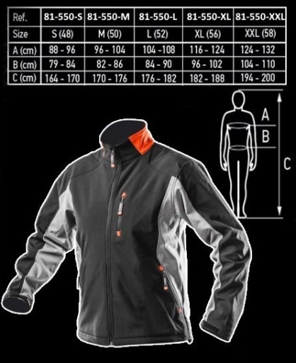 РАБОЧАЯ КУРТКА водонепроницаемая Softshell NEO 81-550