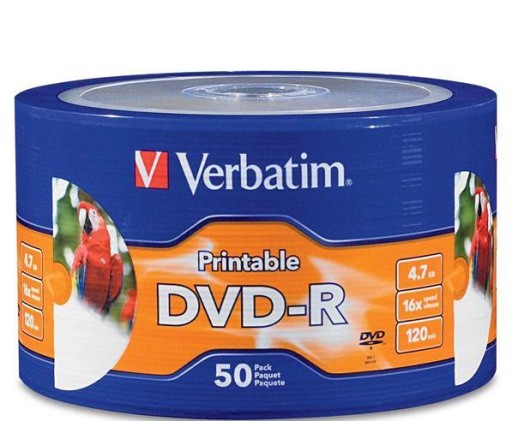 DVD-R VERBATIM ДЛЯ ПЕЧАТИ sz50 Варшава noID ПРОМО