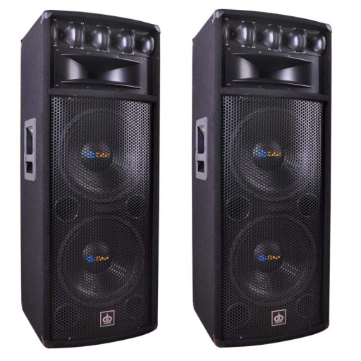 КОМПЛЕКТ STAGE SET 1600W ДИНАМИКИ + USB MP3 КОНЦ.