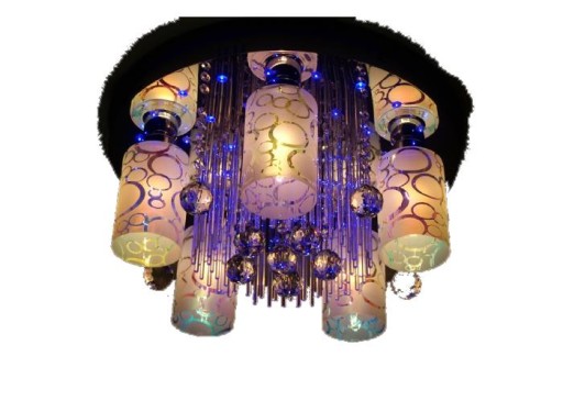 370 NOWOCZESNY ŻYRANDOL LAMPA SUFITOWA PLAFON LED