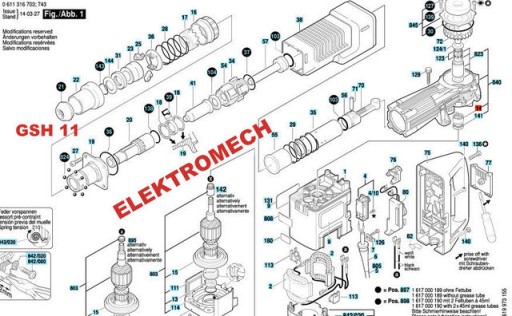 ИГОЛЬЧАТЫЙ ПОДШИПНИК РОТОРА BOSCH GBH GSH 7 8 10 11