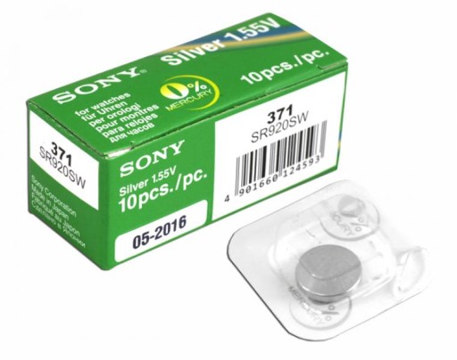 Серебристый аккумулятор SONY Murata SR 920SW 920 LxB283