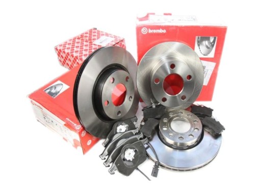 КОМПЛЕКТ ЗАДНИХ ДИСКОВ И КОЛОДОК BREMBO FORD MONDEO MK4