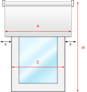 WALL SHUTTER 120/180 Потолочная шторка