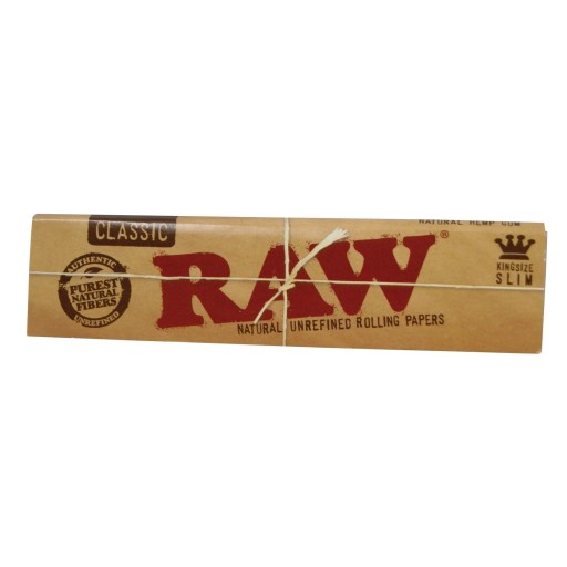 Длинный талисман из рулонной бумаги Raw KS Slim ocb