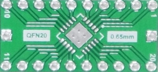 Печатная плата QFN20 ___________________ PCB-065