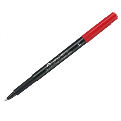 Фольга-ручка с ластиком OHP MULTIMARK M 1.0 красная 152521 FABER-CASTELL