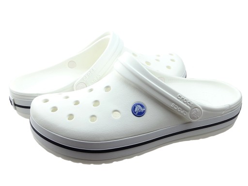 Шлепанцы Crocs Crocband 11016 белые М8 41/42