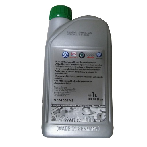 POWER POWER FLUID ЗЕЛЕНЫЙ G004000M2 VW AUDI SKODA