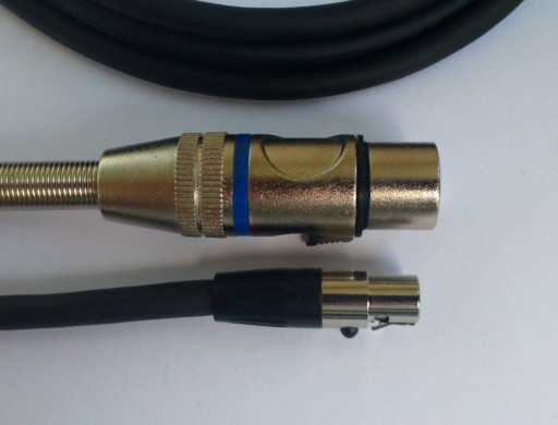 PROCAB XLR, розетка, 3P / mini XLR, розетка, 3P, 10 м