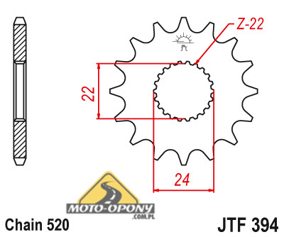 Zestaw napęd-owy Aprilia RS 125 Zębatki + Łańcuch GOLD