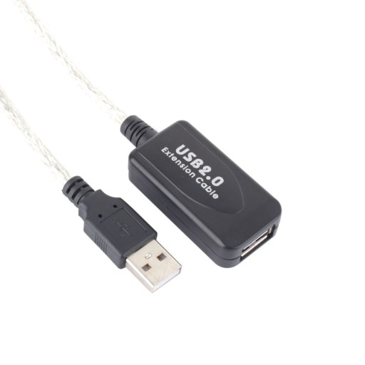 Przedłużacz kabel USB 2.0 aktywny 10 m przedłużka