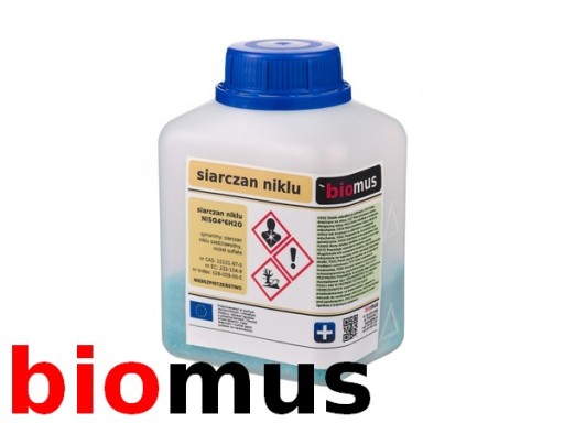 SIARCZAN NIKLU czysty 99,5% NiSO4*6H2O BIOMUS 250g