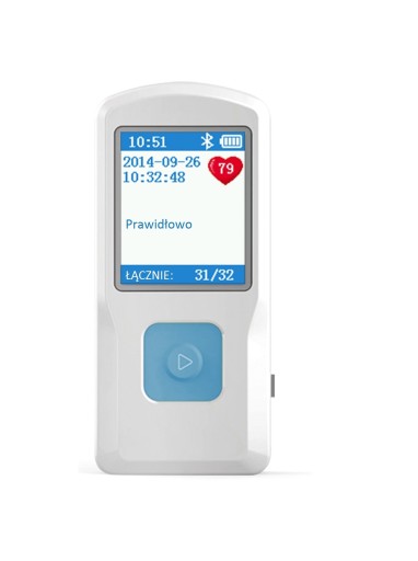 Monitor EKG, puls, tętno, zaburzenia rytmu serca + przewodnik EKG