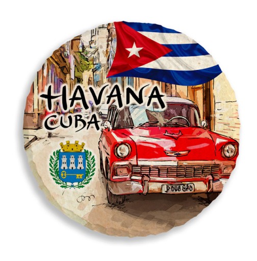 CUBA HAVANA CUBA Магнит на холодильник камень 452 M