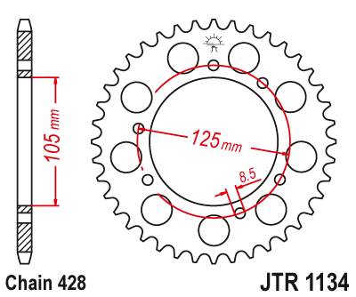 Zestaw napęd-owy Yamaha XT 125 R Zębatki + łańcuch X-Ring !!