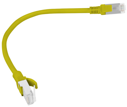 Патчкорд сетевой кабель UTP cat 5e 25см Lanberg