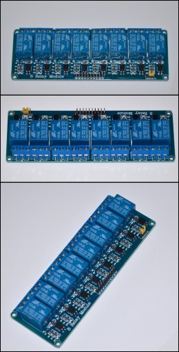 8-КАНАЛЬНЫЙ РЕЛЕЙНЫЙ МОДУЛЬ, ОПТОИЗОЛЯЦИЯ