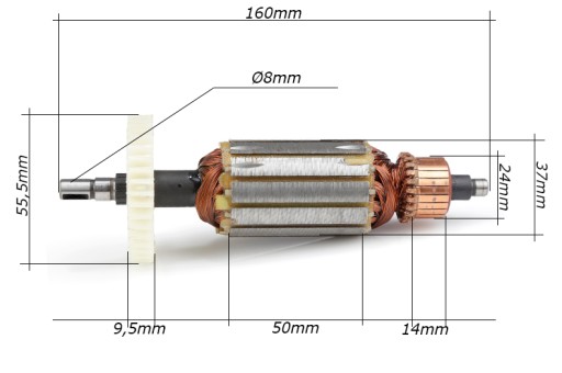 РОТОР ДЛЯ УНИВЕРСАЛЬНОЙ УШЛИФРОВКИ AG237 WEDGE