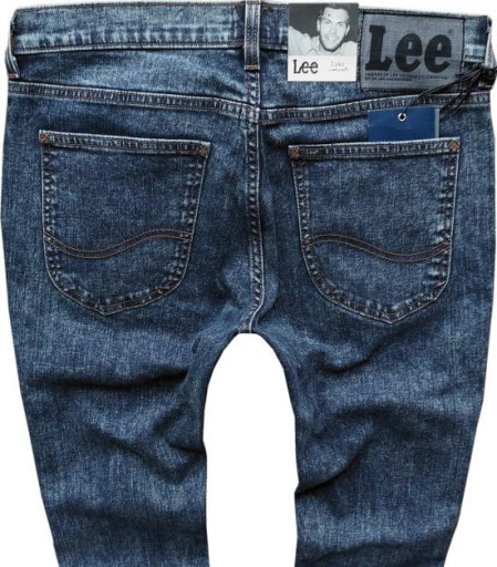 Джинсы скинни LEE LUKE PUNK BLUE W30 L34