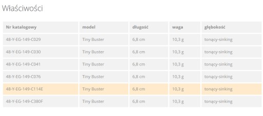 Воблер Strike Pro Tiny Buster 6.8см, 10.3г C029