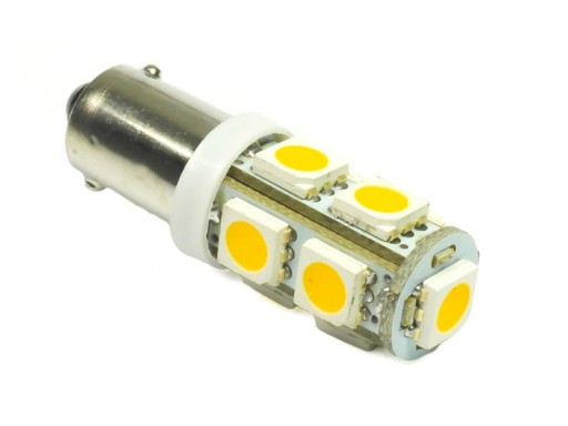 H6W 9 LED SMD 5050 BA9S ТЕПЛАЯ БЕЛАЯ ЛАМПА