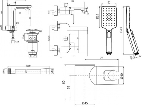 Valvex Loft Eco 2454900 смеситель для умывальника