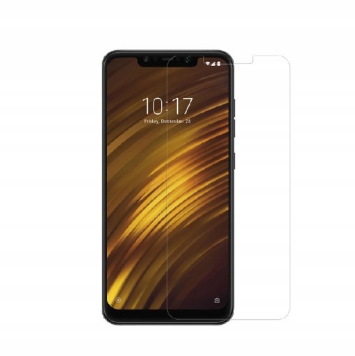 Матовый силиконовый чехол для Xiaomi Pocophone F1 + СТЕКЛО