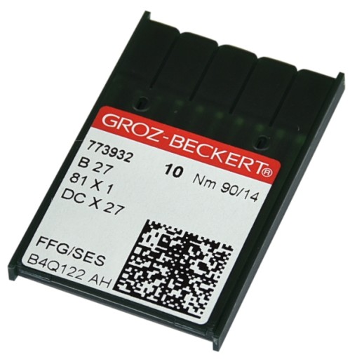 IGŁY DO MASZYN SZWALNICZYCH GROZ BECKERT OVERLOCK KULKA B27 DCx27 90/14SES