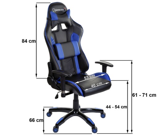 NOWOCZESNY ERGONOMICZNY FOTEL GAMINGOWY DLA GRACZA