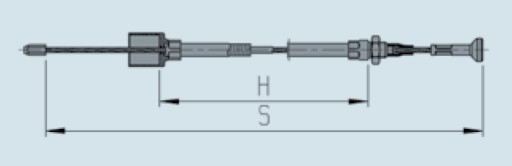 ТОРМОЗНОЙ ТРОС ORY BOWden CABLE AL-KO 1130/1326